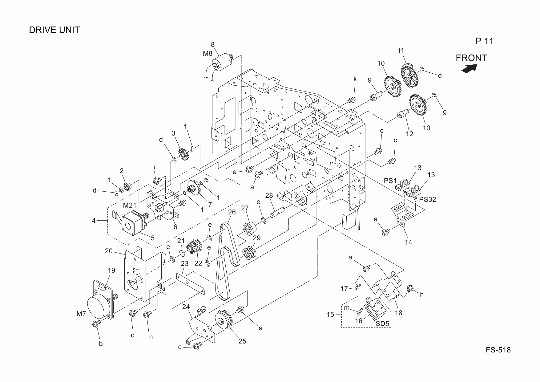 Konica-Minolta Options FS-518 A07P Parts Manual-6